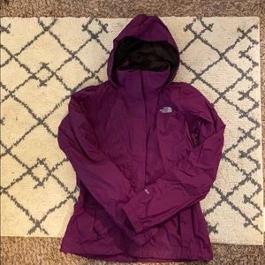 North Face rain jacket
